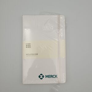 Merck Moleskine Custom Notebook Pharmaceutical Promotion Lined Journal 8.5x5.25